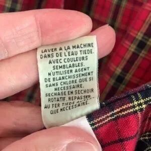 Men’s Eddie Bauer Red aid Button Down Shirt‎ Size L (6)